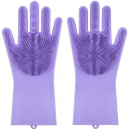 Guantes De Silicona Con Esponja