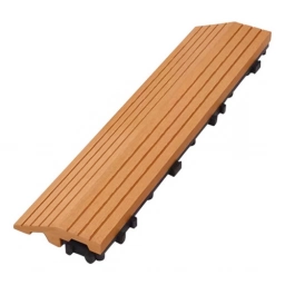 Borde Perfil Wpc Para Baldosa Deck Piso Modular Smil Madera