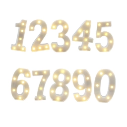 Numeros Led Decoracin Fiestas Luces