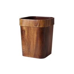 Papelera Basura Simil Madera Cesto 12L