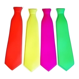 Corbata Fluorescente Brillan Oscuridad Cotilln Fiesta